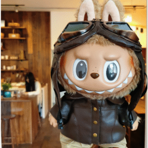 Pop Mart Labubu about Unique Pilot Themed Plush Doll (No Dolls)