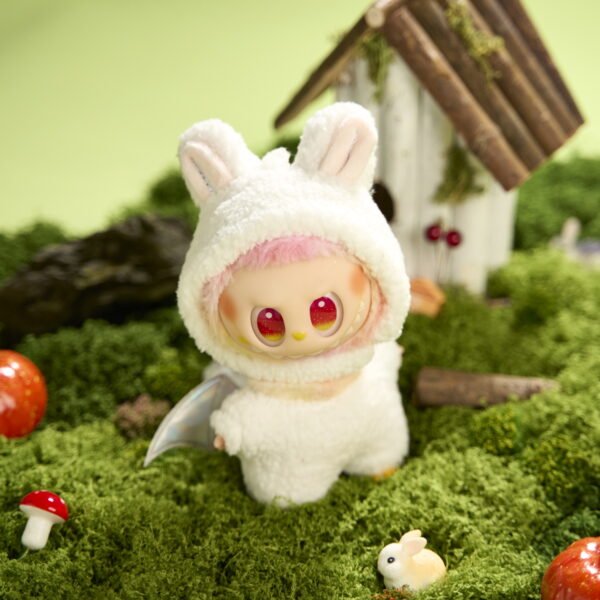 Pop Mart Labubu about White Angel Plush Outfit (No Dolls) - Image 5