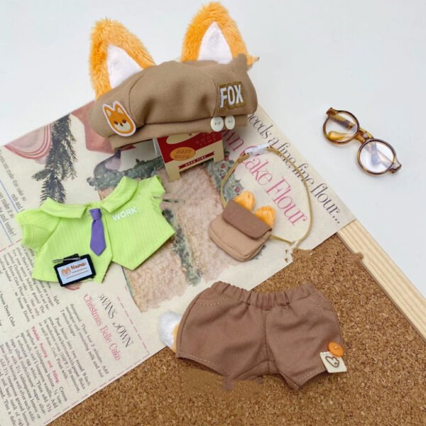 POP MART Labubu about Zootopia Cosplay Series -Nick Labubu Outfit(No Dolls) - Image 3