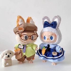 POP MART Labubu about Zootopia Cosplay Series -Nick Labubu Outfit(No Dolls)