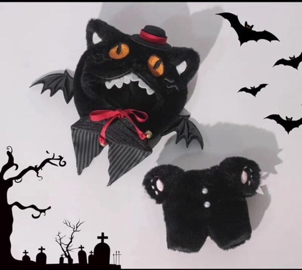 POP MART Labubu – Halloween Witch & Black Cat Costume Set (15–18cm Edition) - Image 3