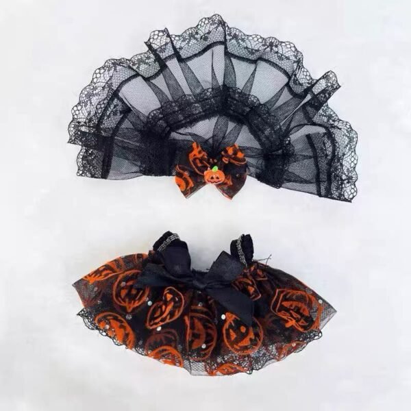 🎃 POP MART Labubu – Pumpkin Dress Costume Set (15–18cm Edition) - Image 2