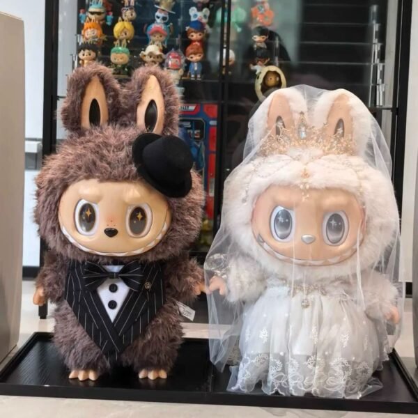 💍 POP MART Labubu – Wedding Couple Giant Plush Set (58cm)