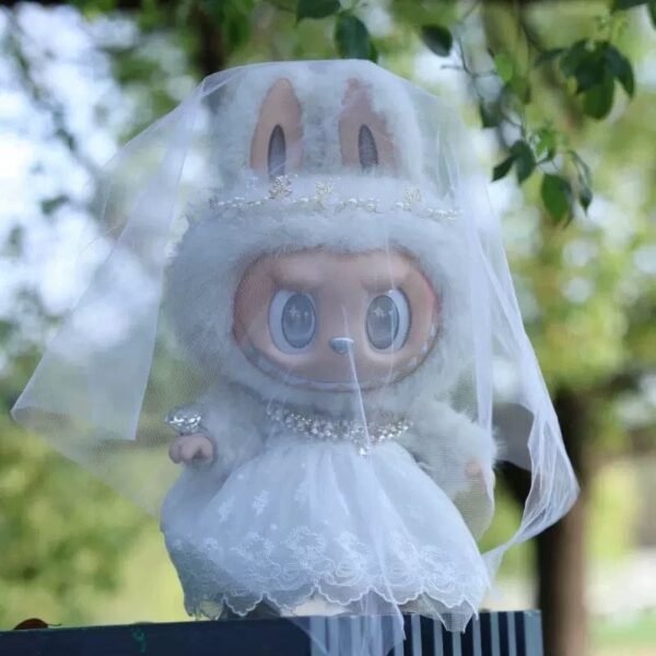 💍 POP MART Labubu – Wedding Couple Giant Plush Set (58cm) - Image 3